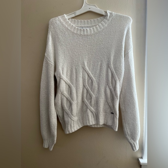 Hollister Cream Cozy Soft Casual Sweater - Picture 1 of 5
